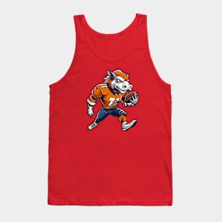 Horse Touchdown American Football Tank Top